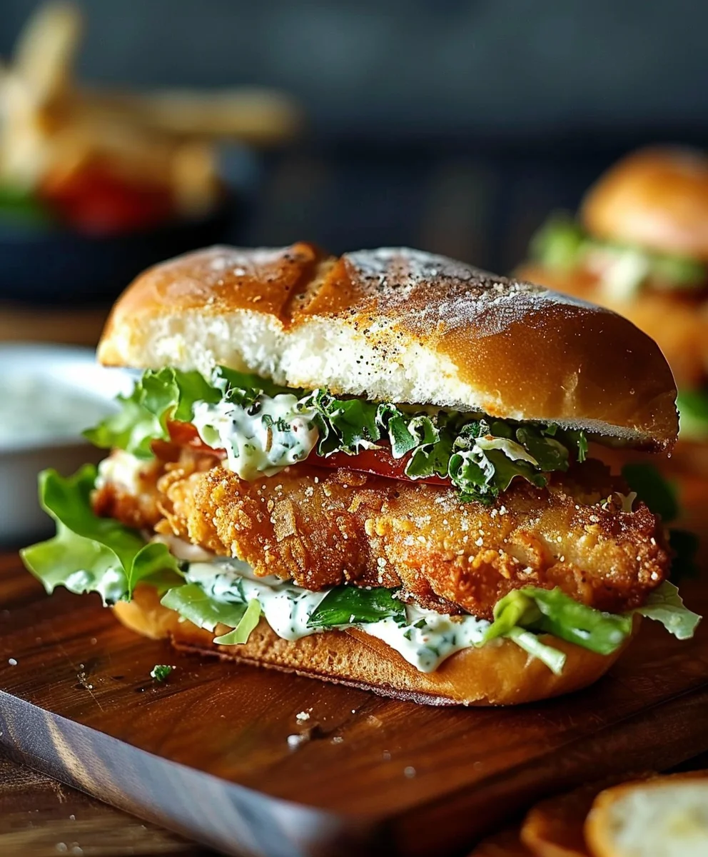 Crispy Chicken Caesar Sandwich: Ultimate Recipe!