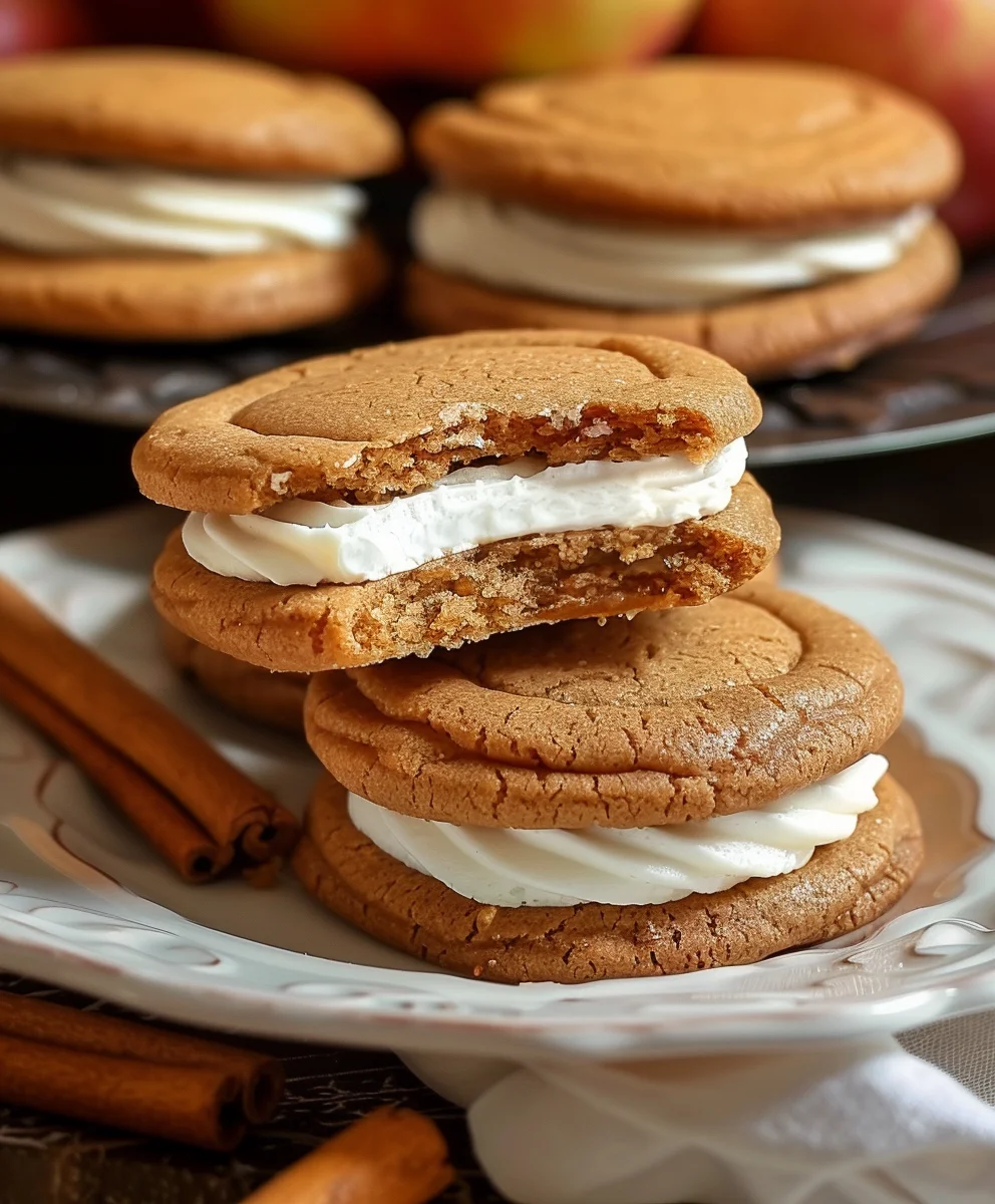 Irresistible Apple Cider Whoopie Pie Cookies – Perfect Fall Treat!