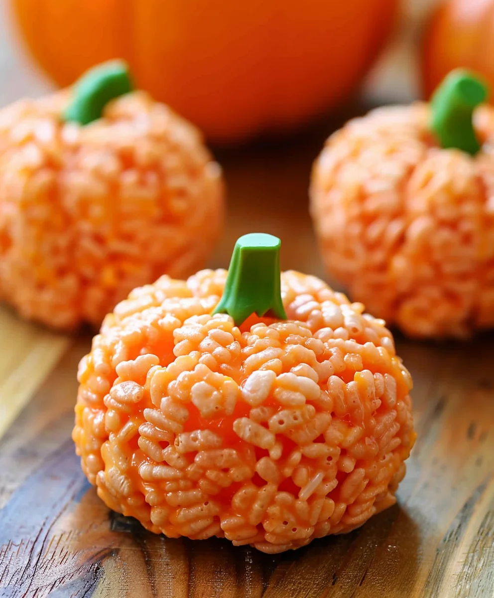 Fun Rice Krispie Treat Pumpkins: Easy No-Bake Recipe