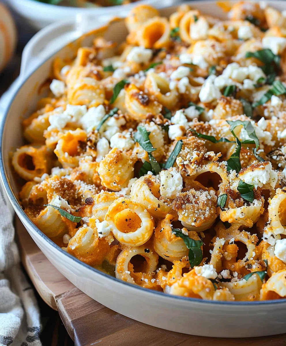 Pumpkin Feta Pasta Recipe: Creamy, Tangy & Easy Dinner!
