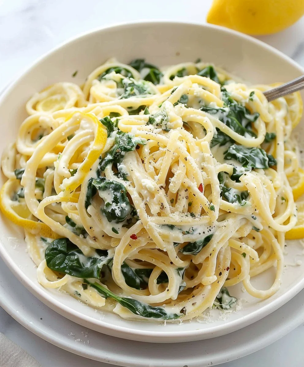 Minute Lemon Ricotta Pasta with Spinach – Quick & Delicious!