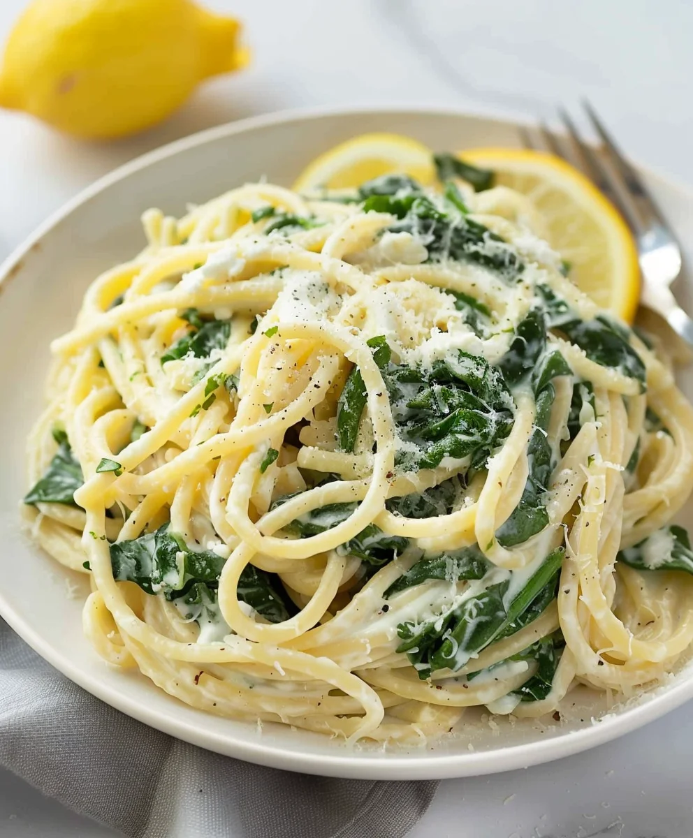 Minute Lemon Ricotta Pasta with Spinach: Quick Dinner!