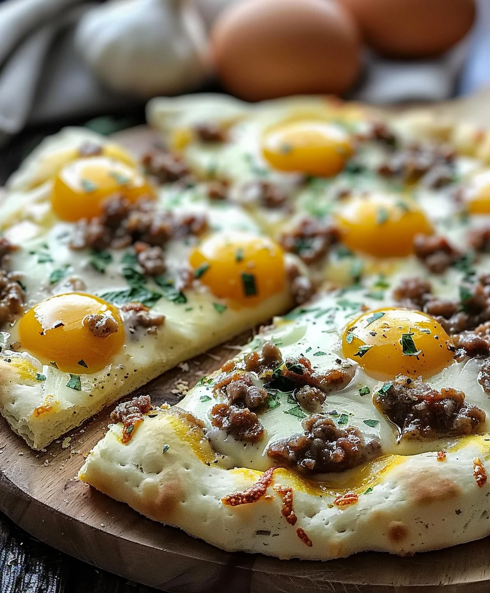 Easy Beef Biscuits & Gravy Breakfast Pizza Recipe