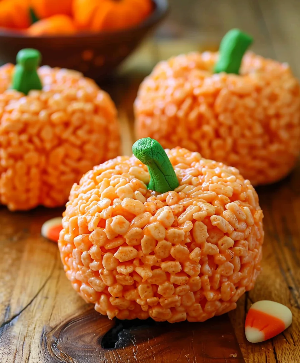 Fun Rice Krispie Treat Pumpkins: Easy No-Bake Recipe