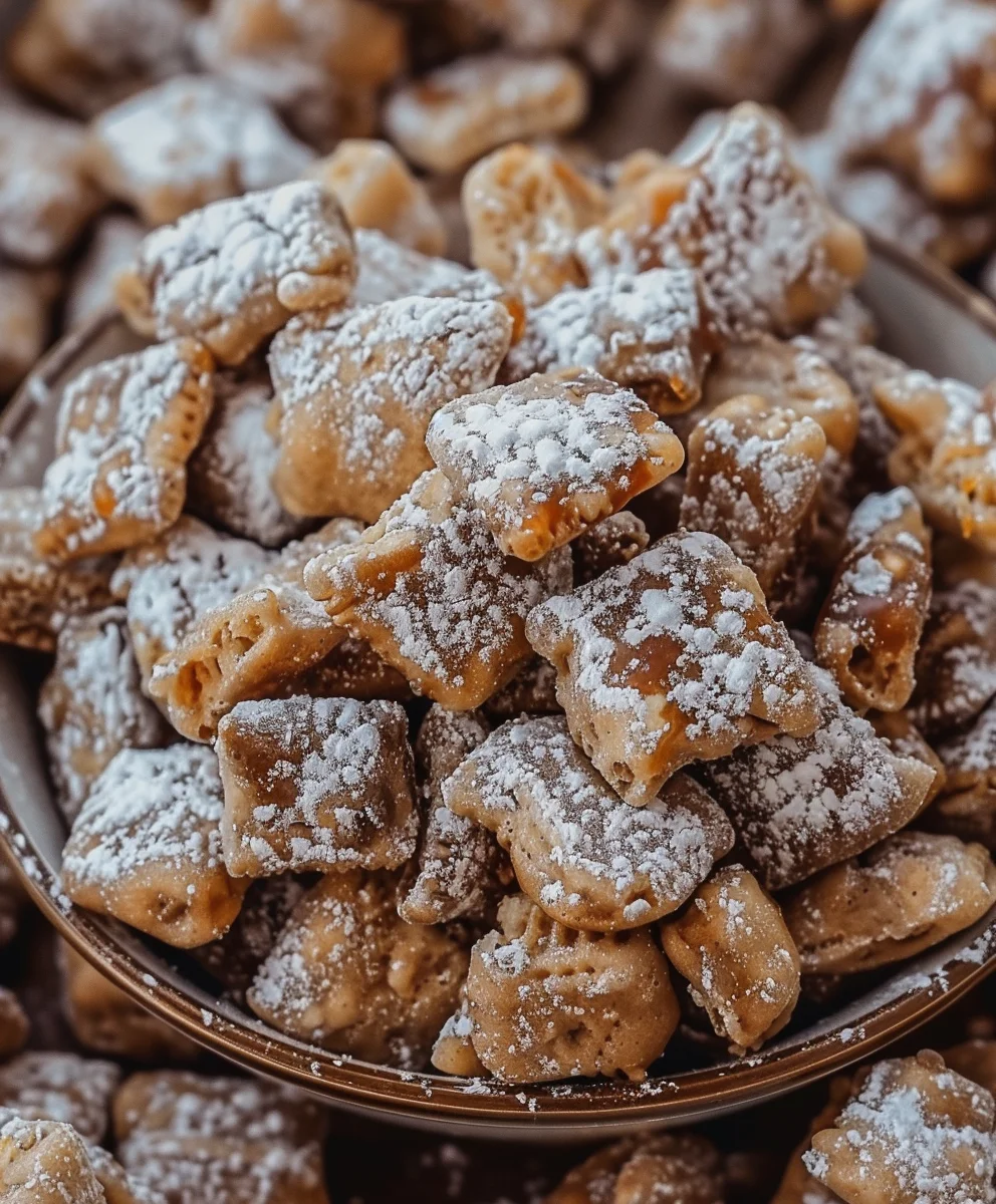 Caramel Apple Puppy Chow: Irresistible Sweet Crunchy Treat