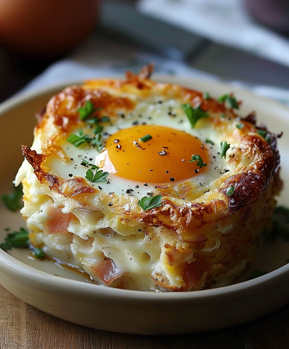 Baked Eggs Napoleon: Easy, Delicious Brunch Recipe Idea!