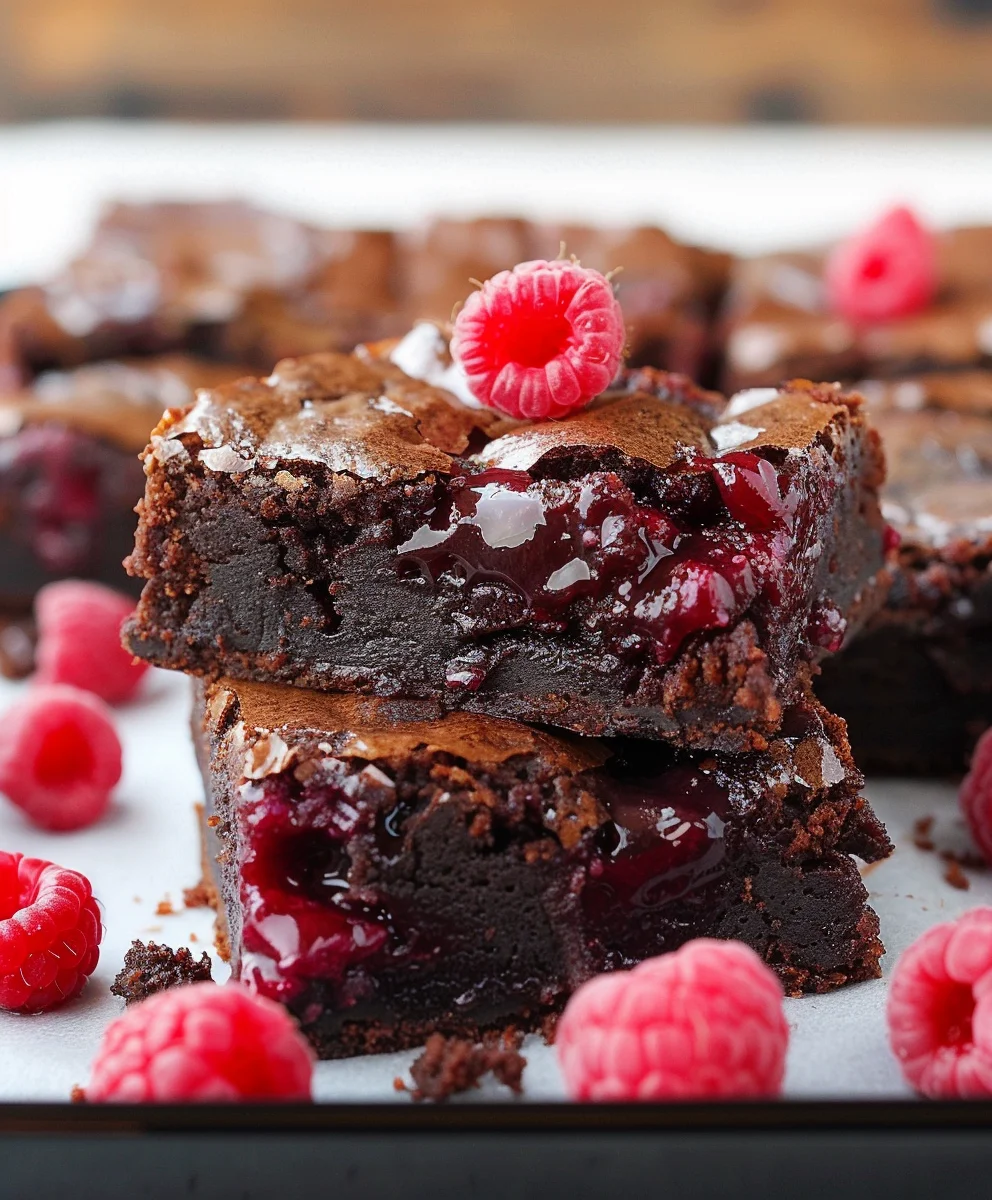 Raspberry Brownies