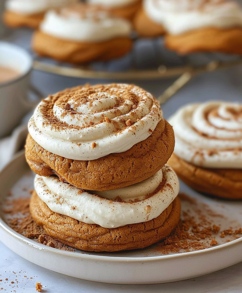 Soft Pumpkin Cookies The Best Recipe With Cream Cheese Frosting