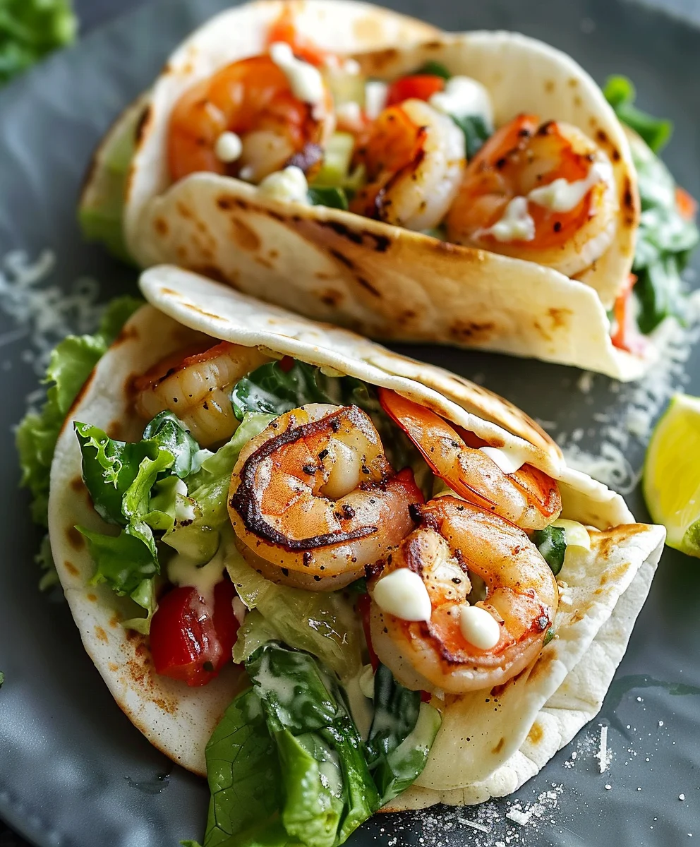 Best Grilled Shrimp Caesar Wraps: Easy, Flavorful Recipe