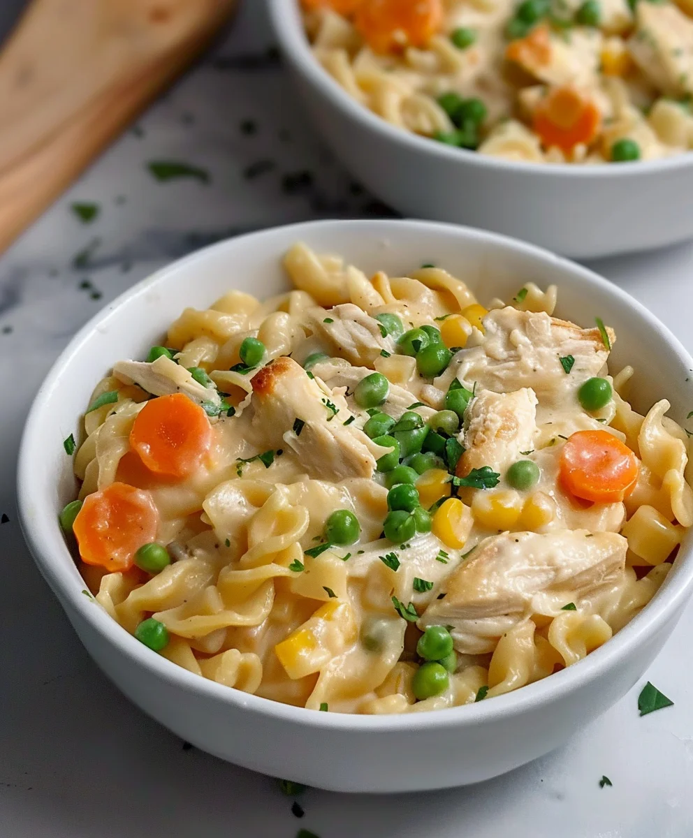 Quick & Easy Chicken Pot Pie Pasta: Perfect Family Dinner
