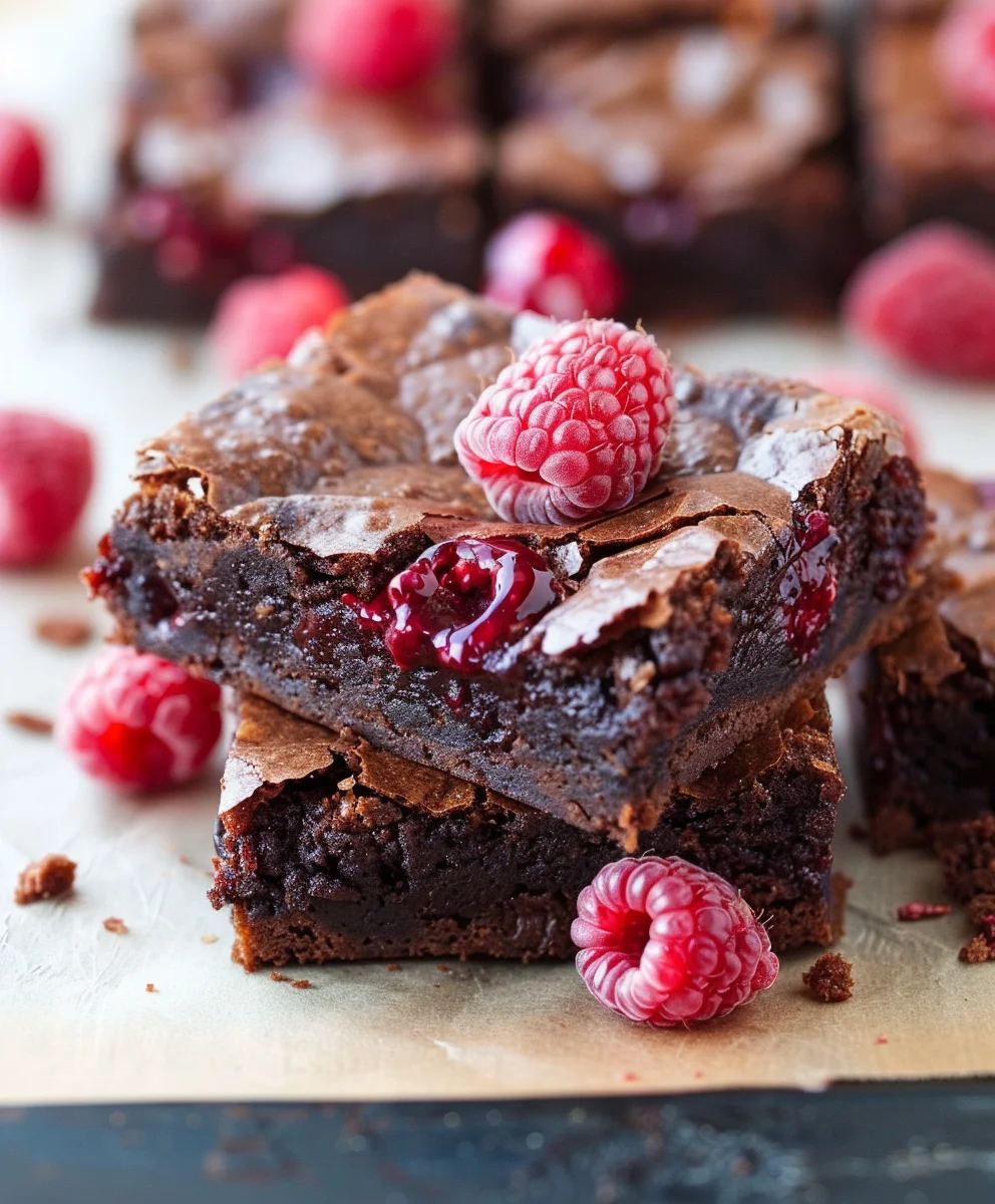 Decadent Raspberry Brownies Recipe – Easy & Delicious!