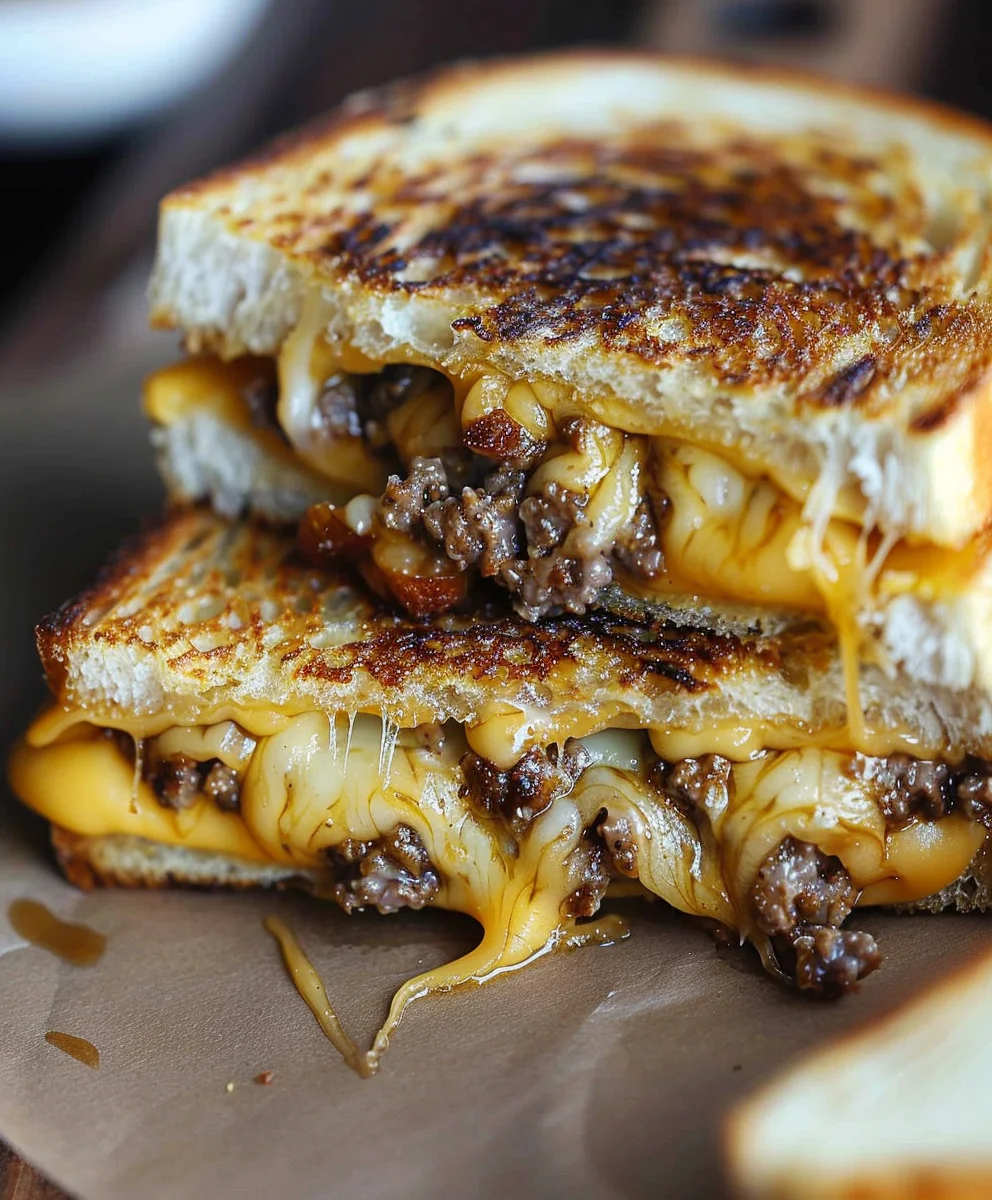 Irresistible Grilled Cheese Patty Melts