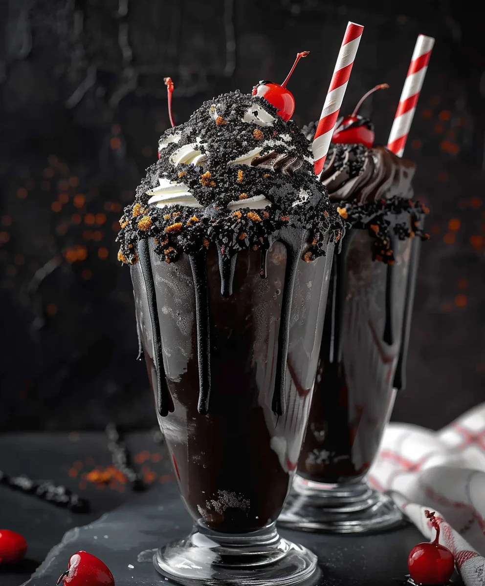 Easy Black Milkshake: Dark, Creamy & Mysteriously Delicious!