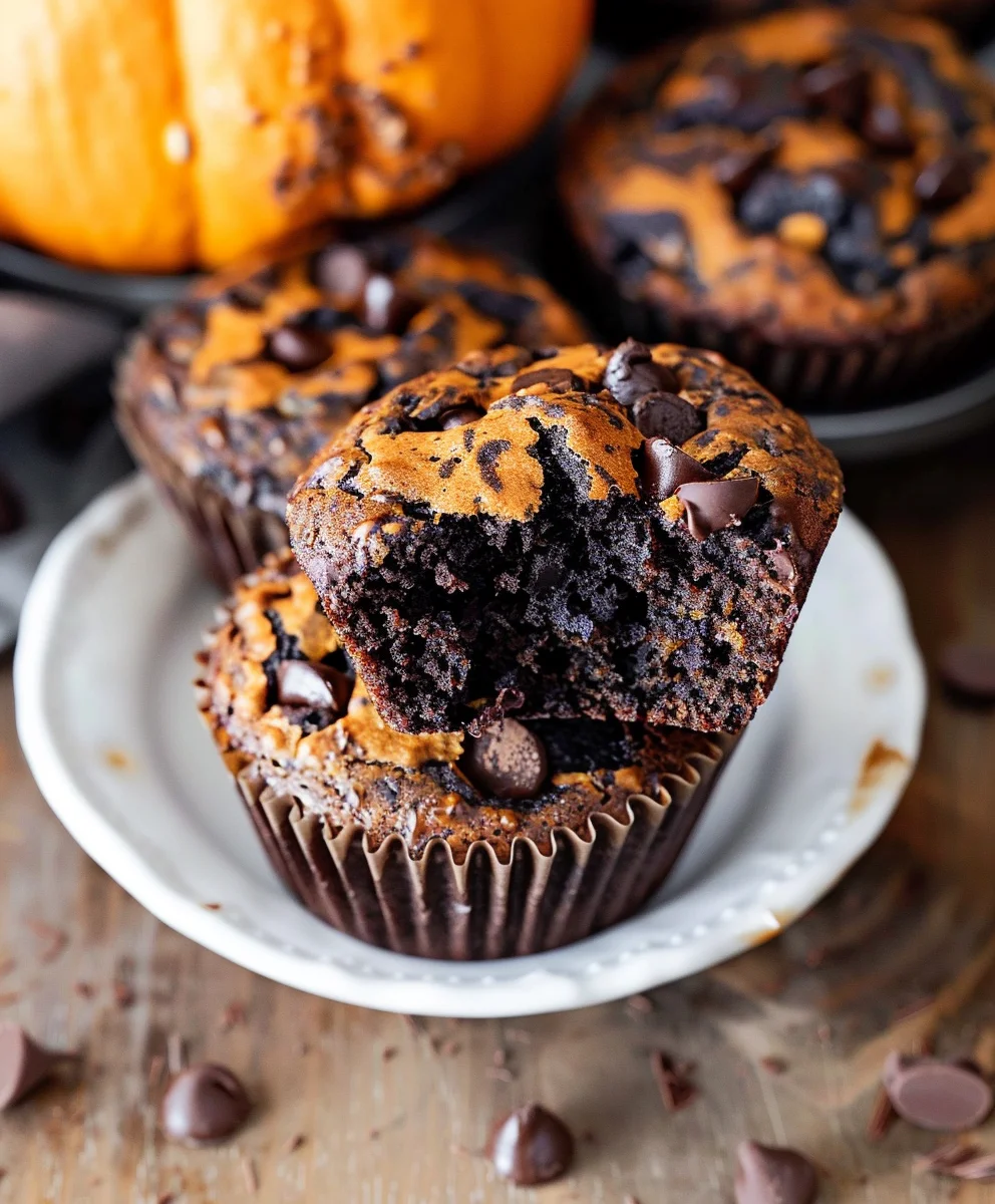 Scrumptious Chocolate Pumpkin Muffins: A Must-Try Recipe