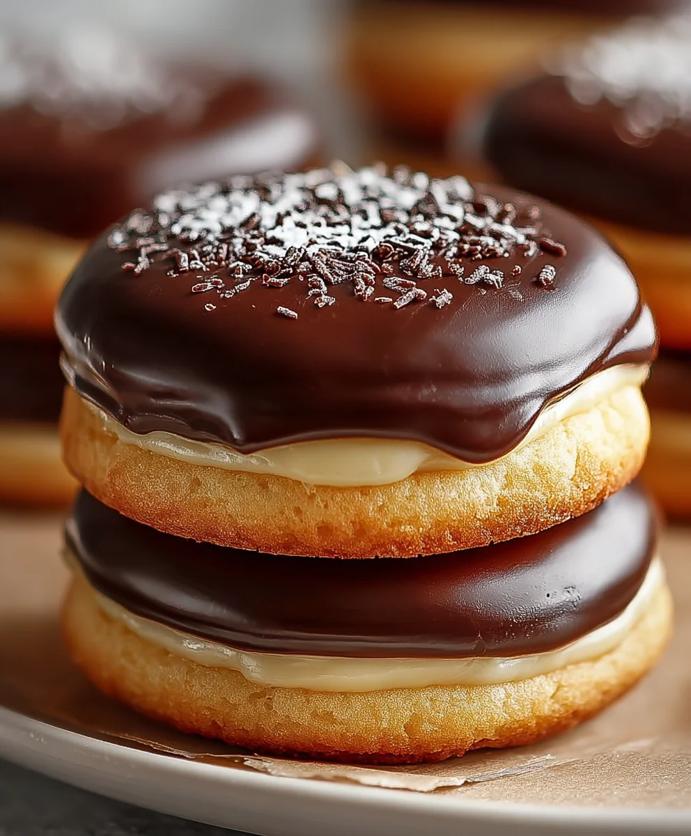 Indulge in Boston Cream Pie Cookies: Classic Flavor, Cookie Form