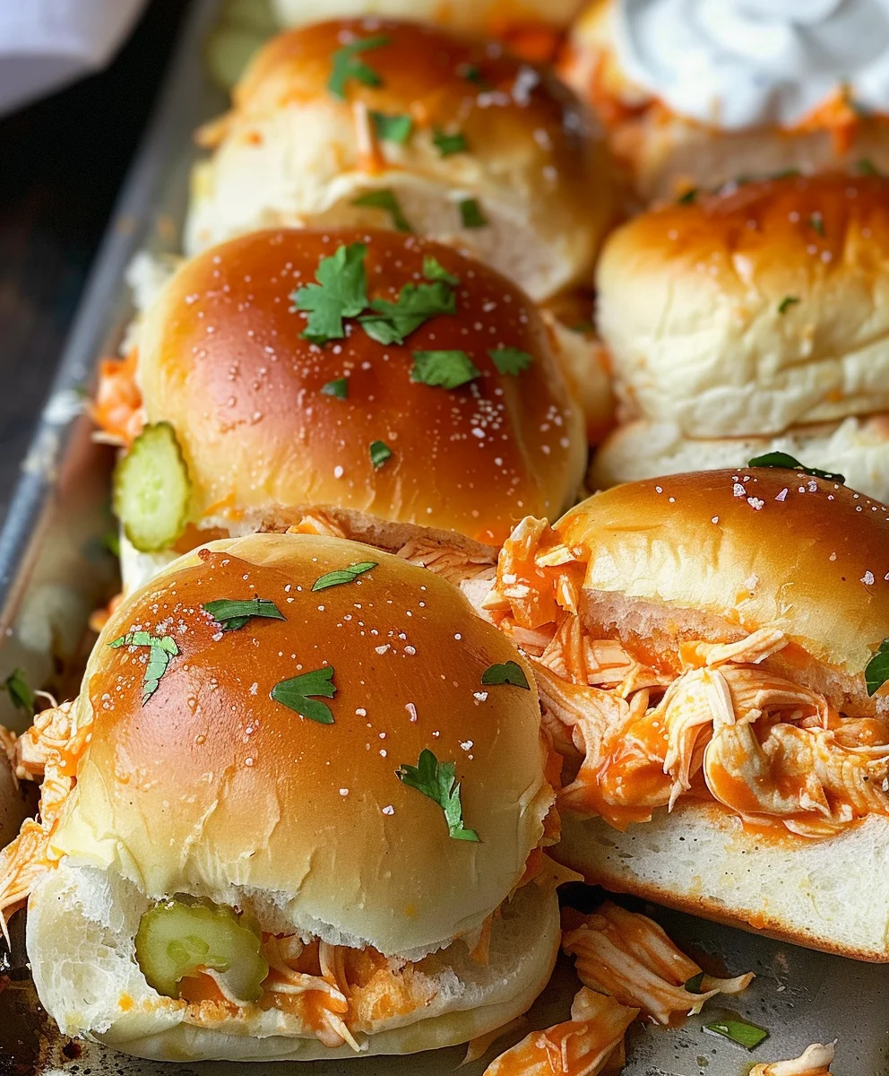 Game Day Buffalo Chicken Sliders: Easy & Flavorful Recipe