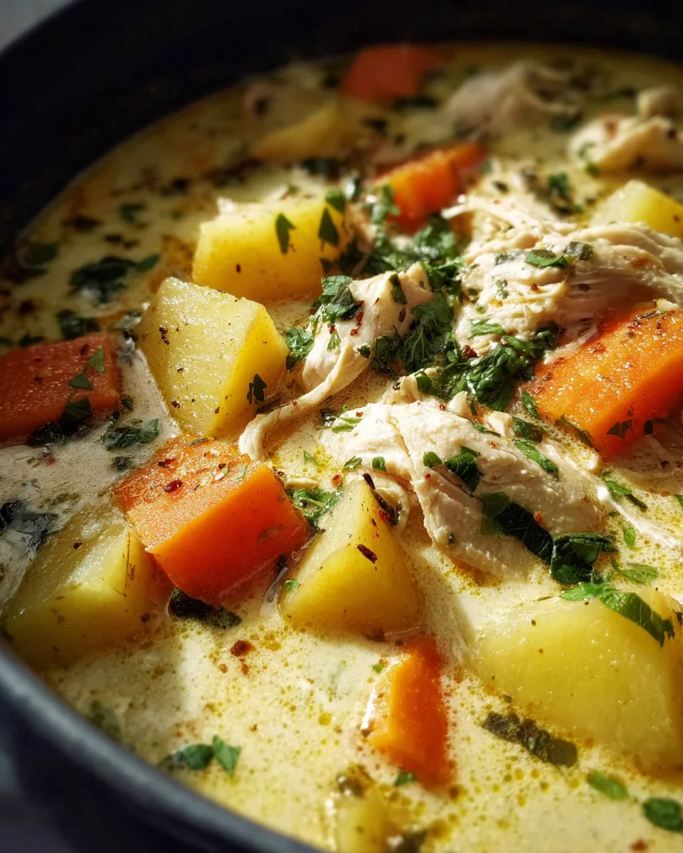 Comforting Chicken Soup with Potatoes: Easy Recipe!