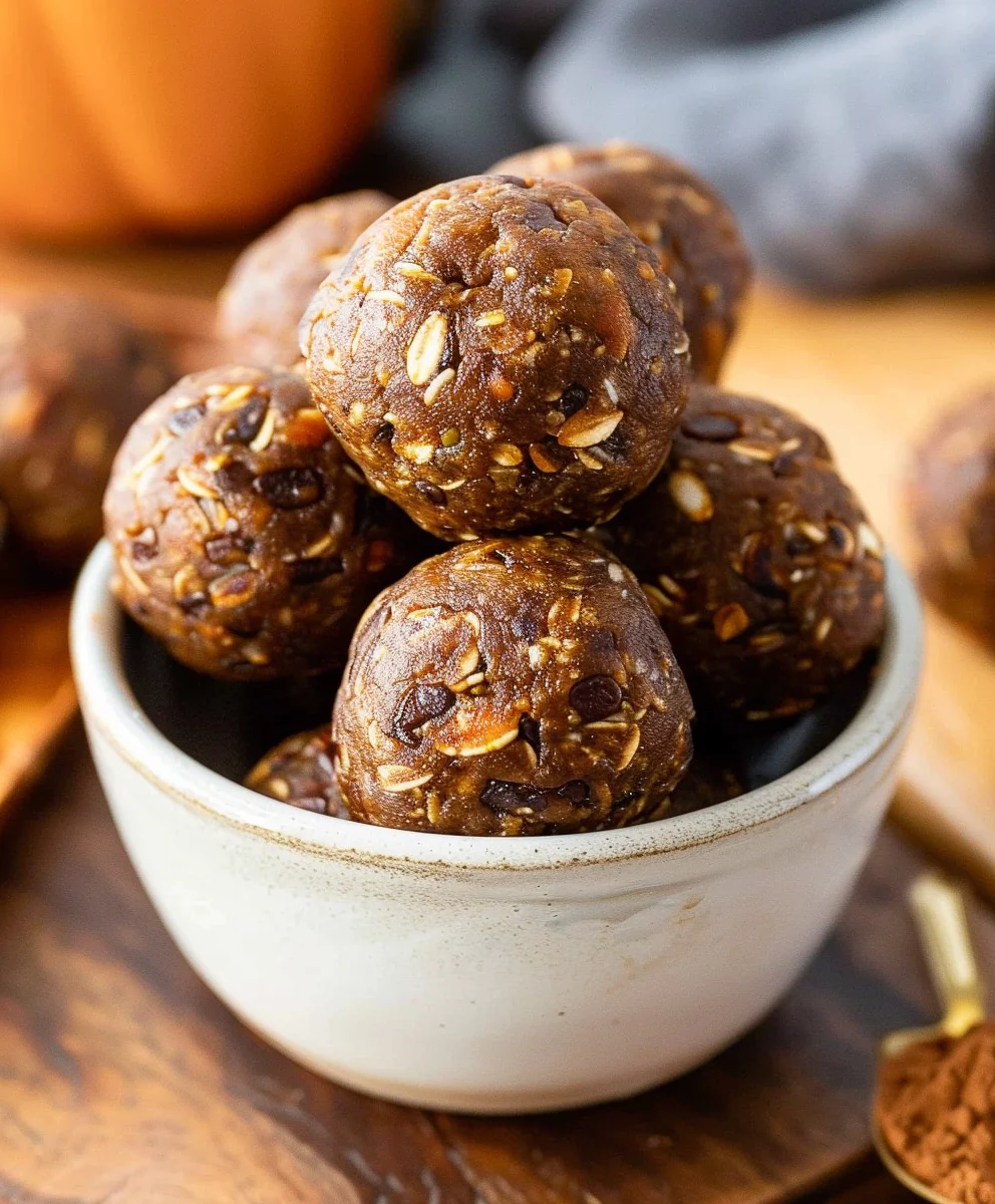 Pumpkin Energy Balls: Quick & Healthy No-Bake Treat!