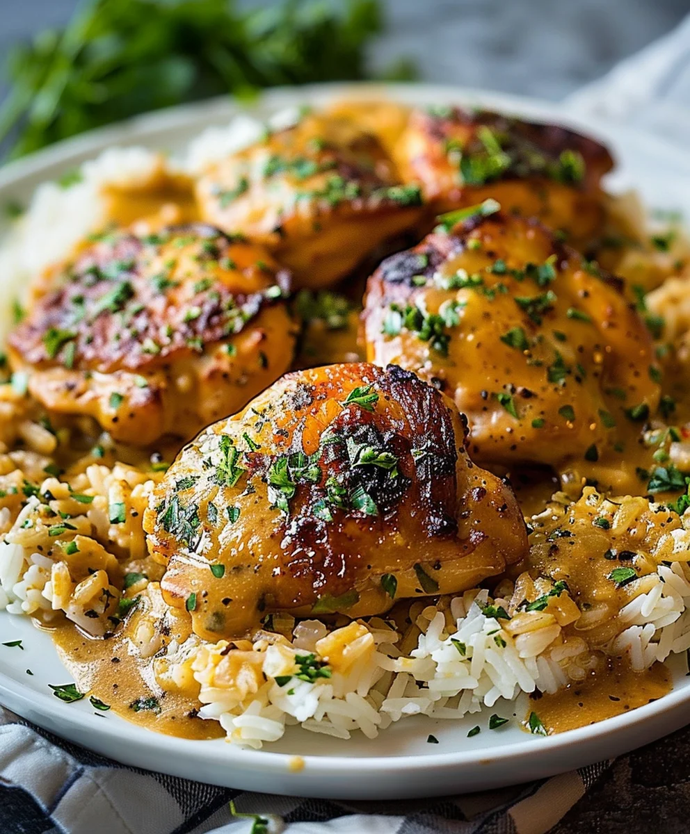 Best Smothered Chicken And Rice | Comfort Food Perfected