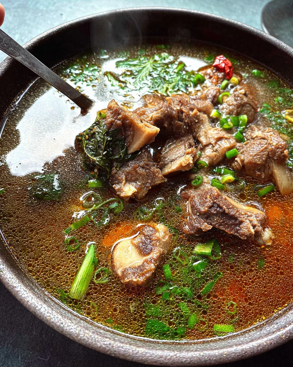 Healthy & Flavorful Indian Mutton Bone Broth Soup Recipe