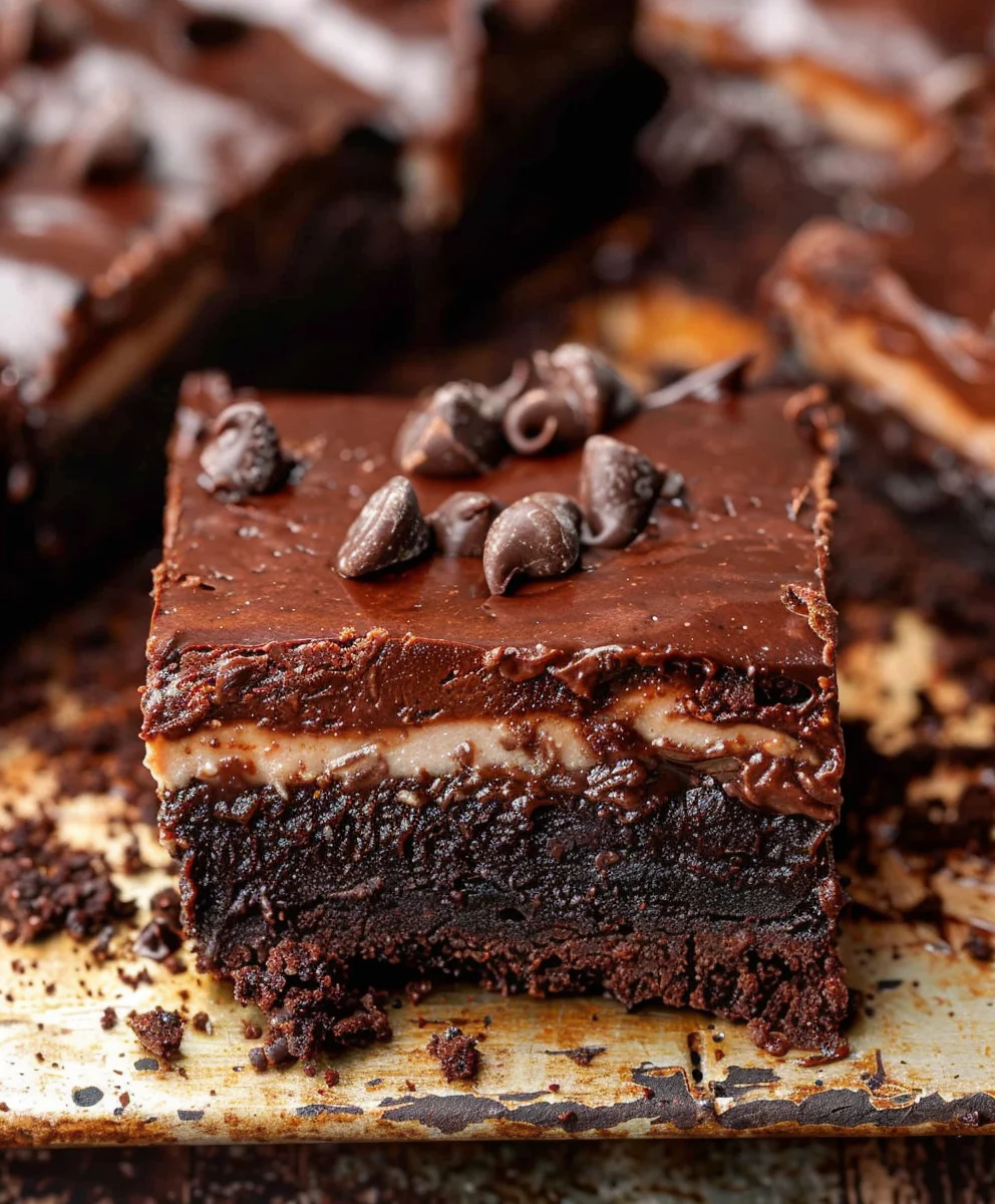 Chocolate Cheesecake Brownie Bars: Easy & Decadent Treat