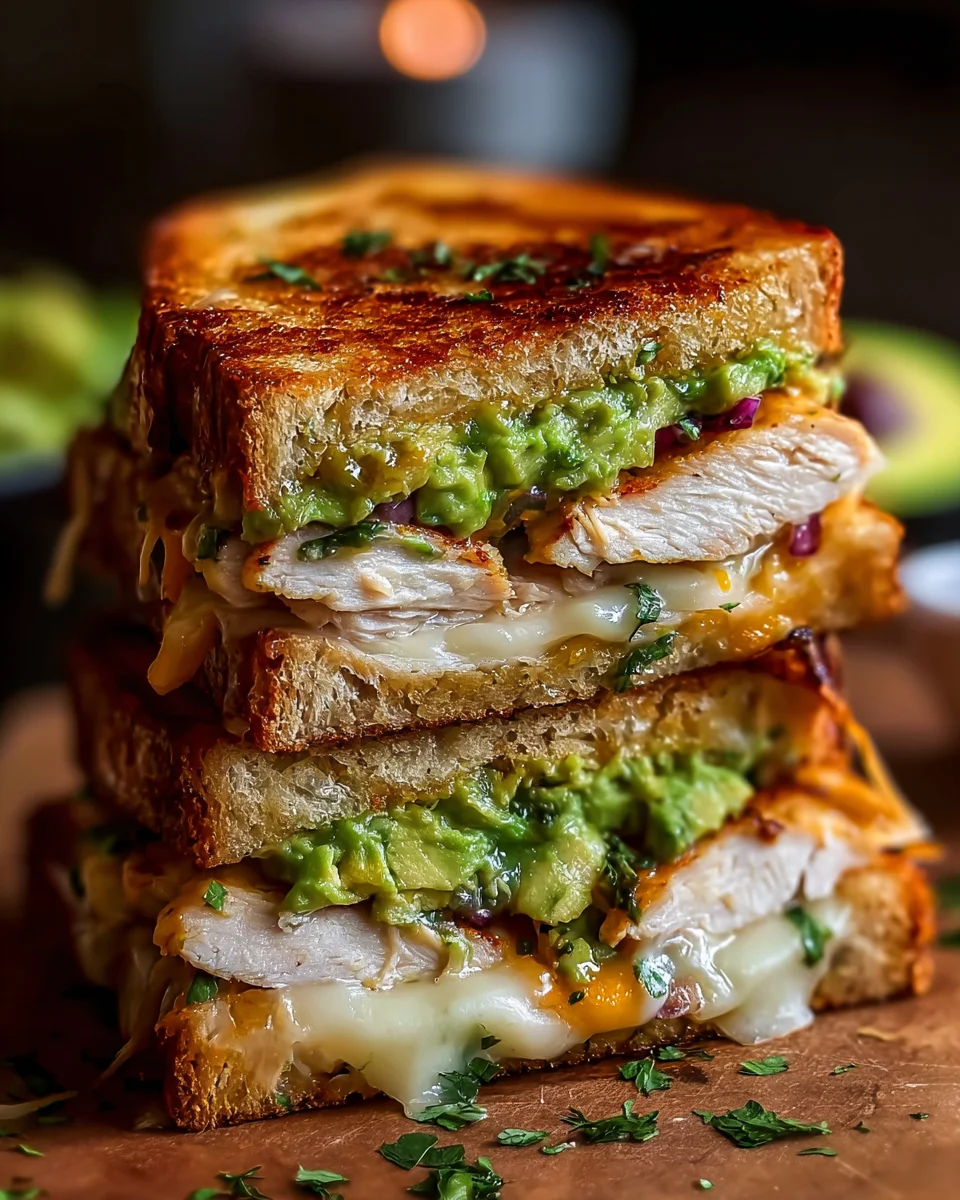 Chicken Avocado Melt: Easy & Delicious Sandwich Recipe
