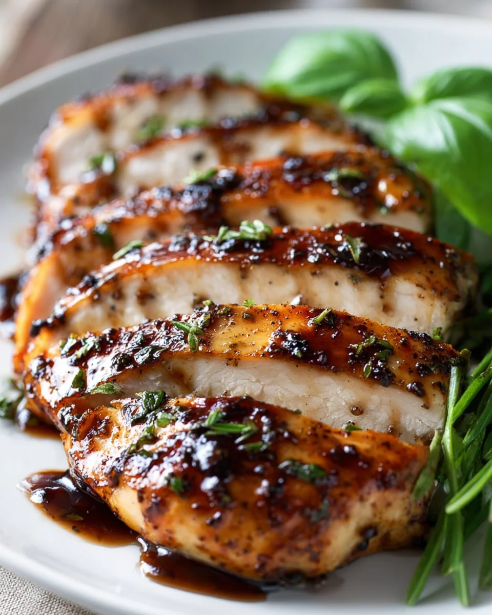 Balsamic Baked Chicken Breast: Easy & Flavorful Recipe!