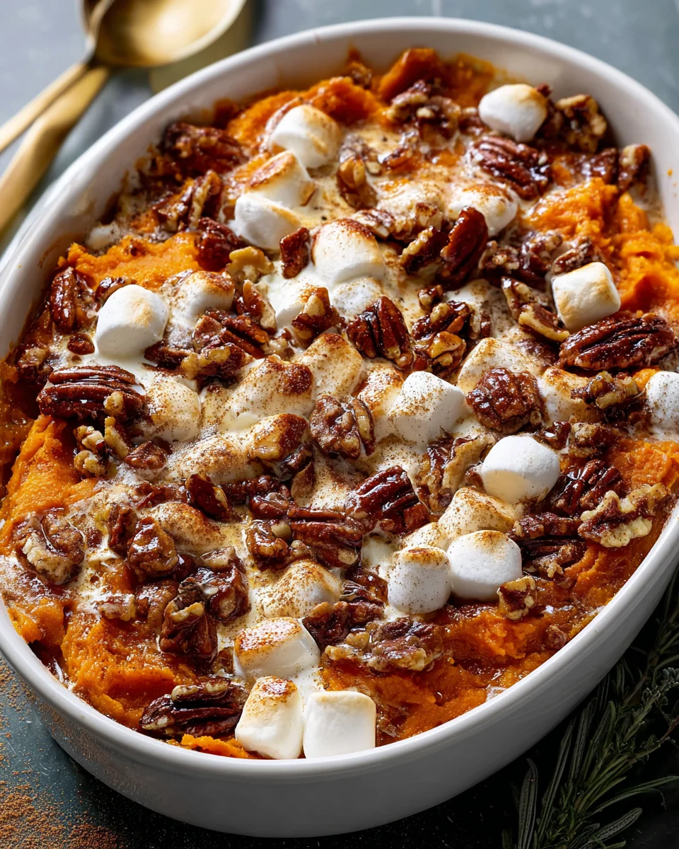 Heavenly Southern Maple Sweet Potato Casserole Recipe