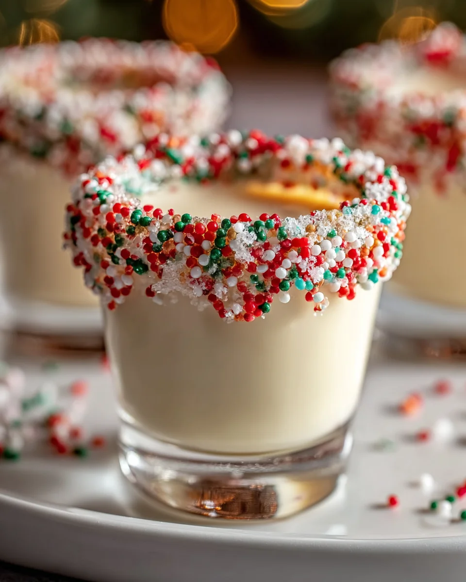 Festive Christmas Sugar Cookie Shots – A Sweet Holiday Treat