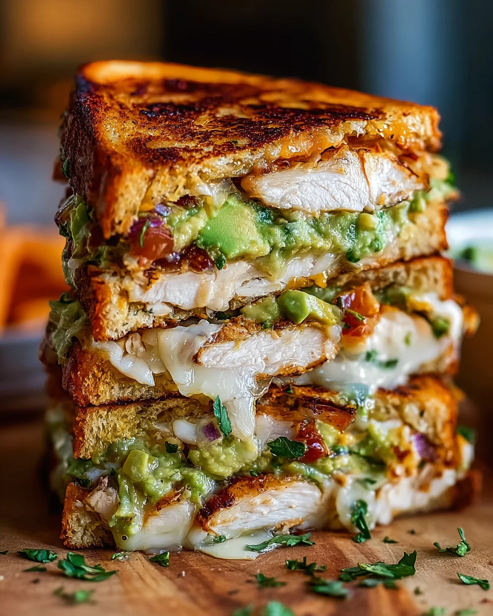 Chicken Avocado Melt: Easy & Delicious Sandwich Recipe