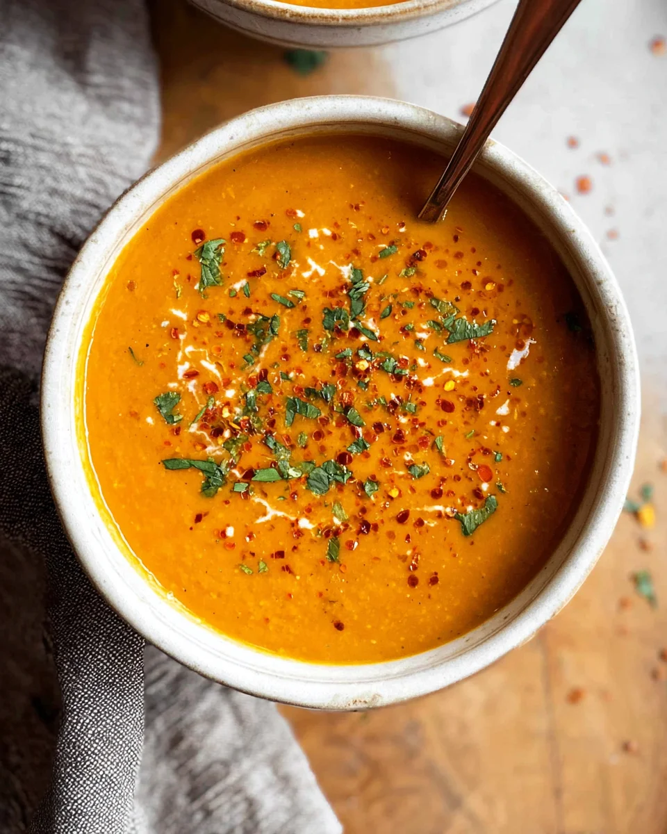 Hearty Red Lentil & Carrot Soup: Easy, Healthy Comfort!