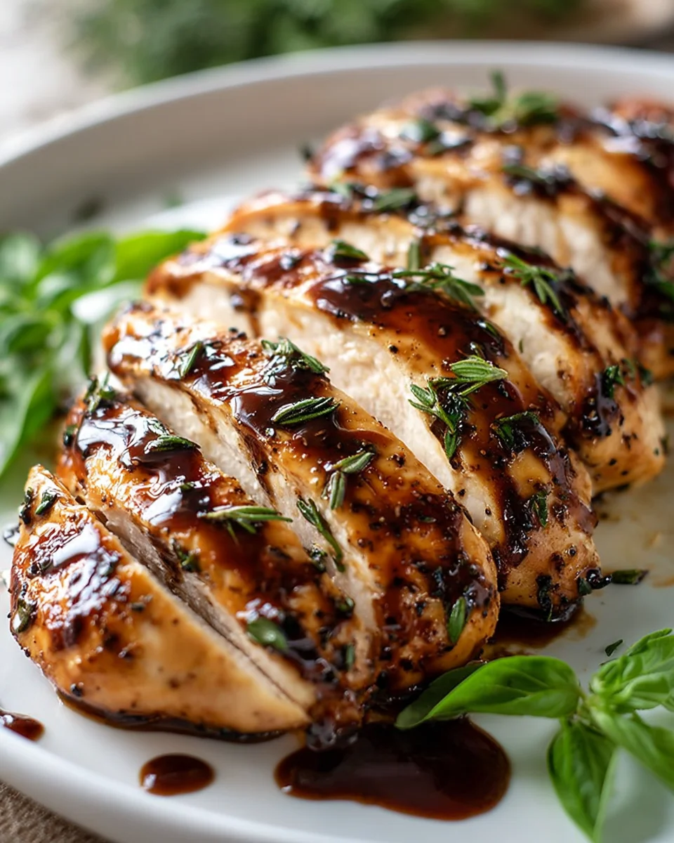 Balsamic Baked Chicken Breast: Easy & Flavorful Recipe!
