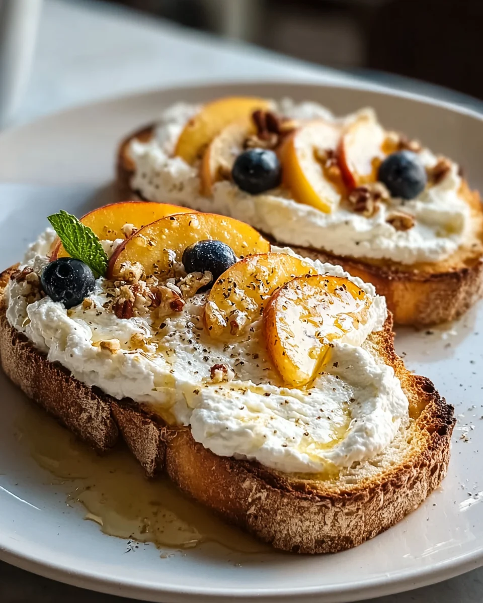 Whipped Ricotta Honey Toast: A Sweet & Creamy Treat