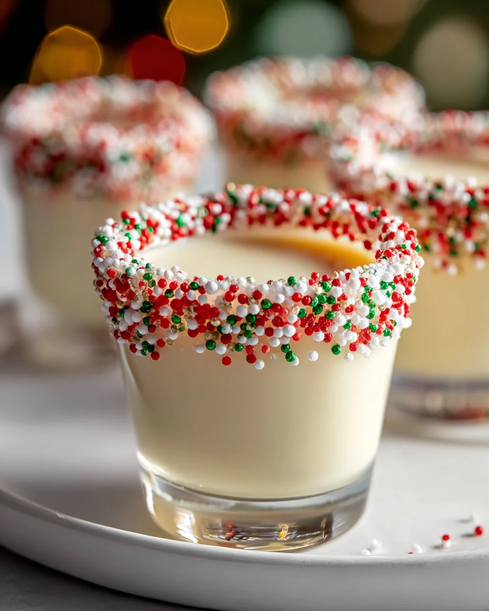 Festive Christmas Sugar Cookie Shots – A Sweet Holiday Treat