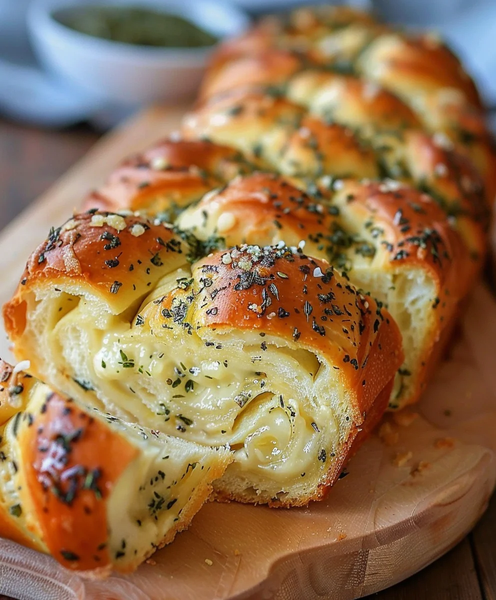 Swirled Garlic Herb And Cheese Bread: An Irresistible Loaf