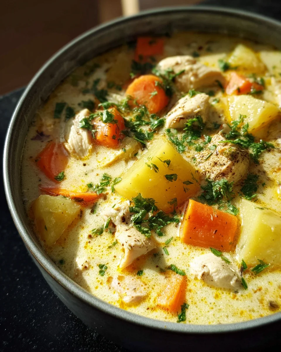 Comforting Chicken Soup with Potatoes: Easy Recipe!