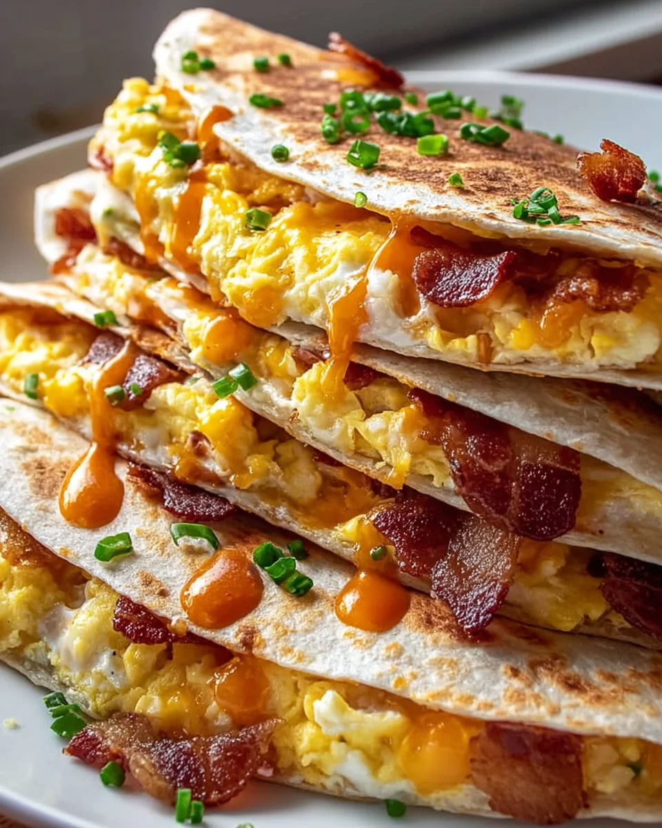 Beef Bacon Egg Cheese Breakfast Quesadillas: Your Morning Fix!