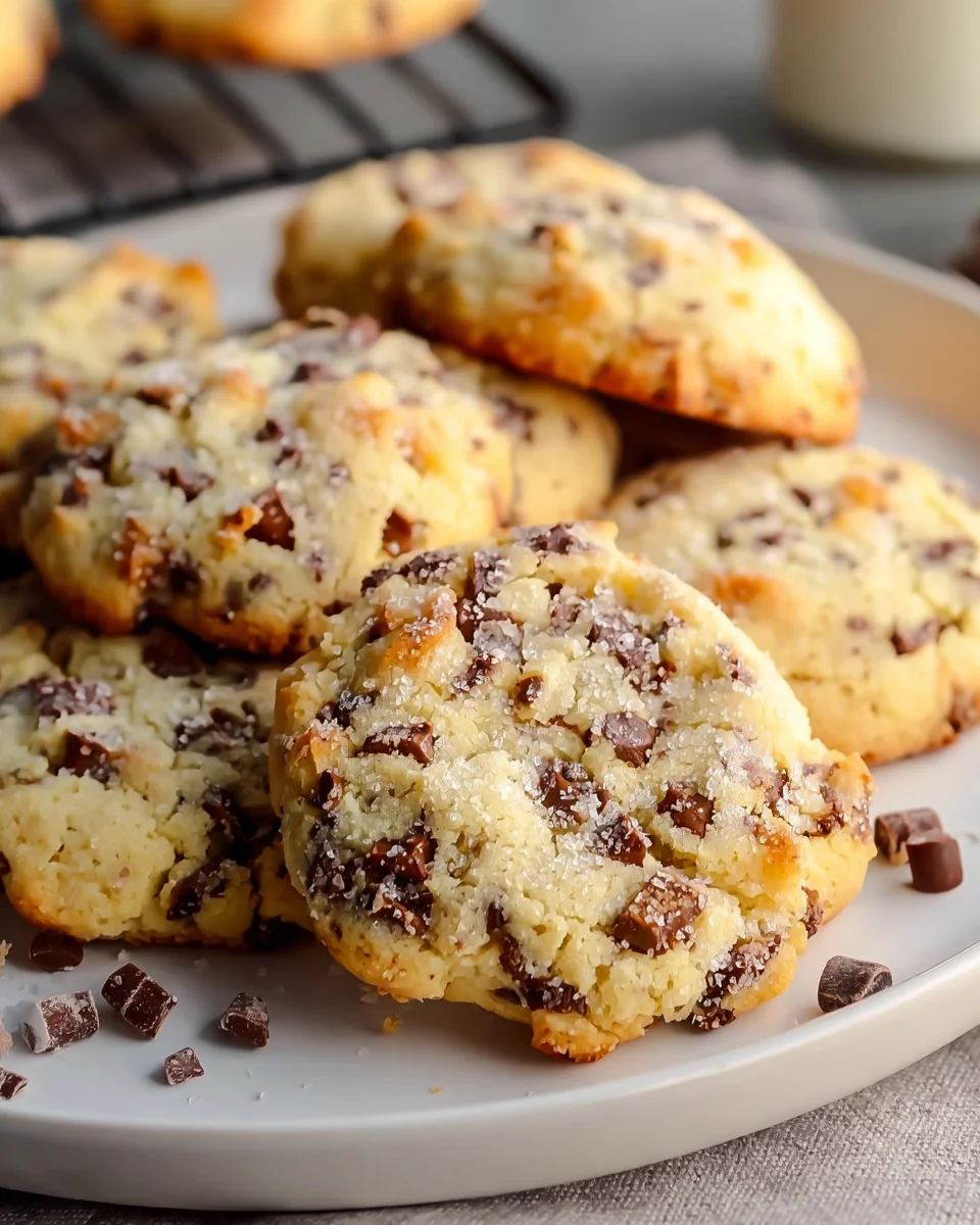 Irresistible Chocolate Chip Toffee Shortbread Cookies
