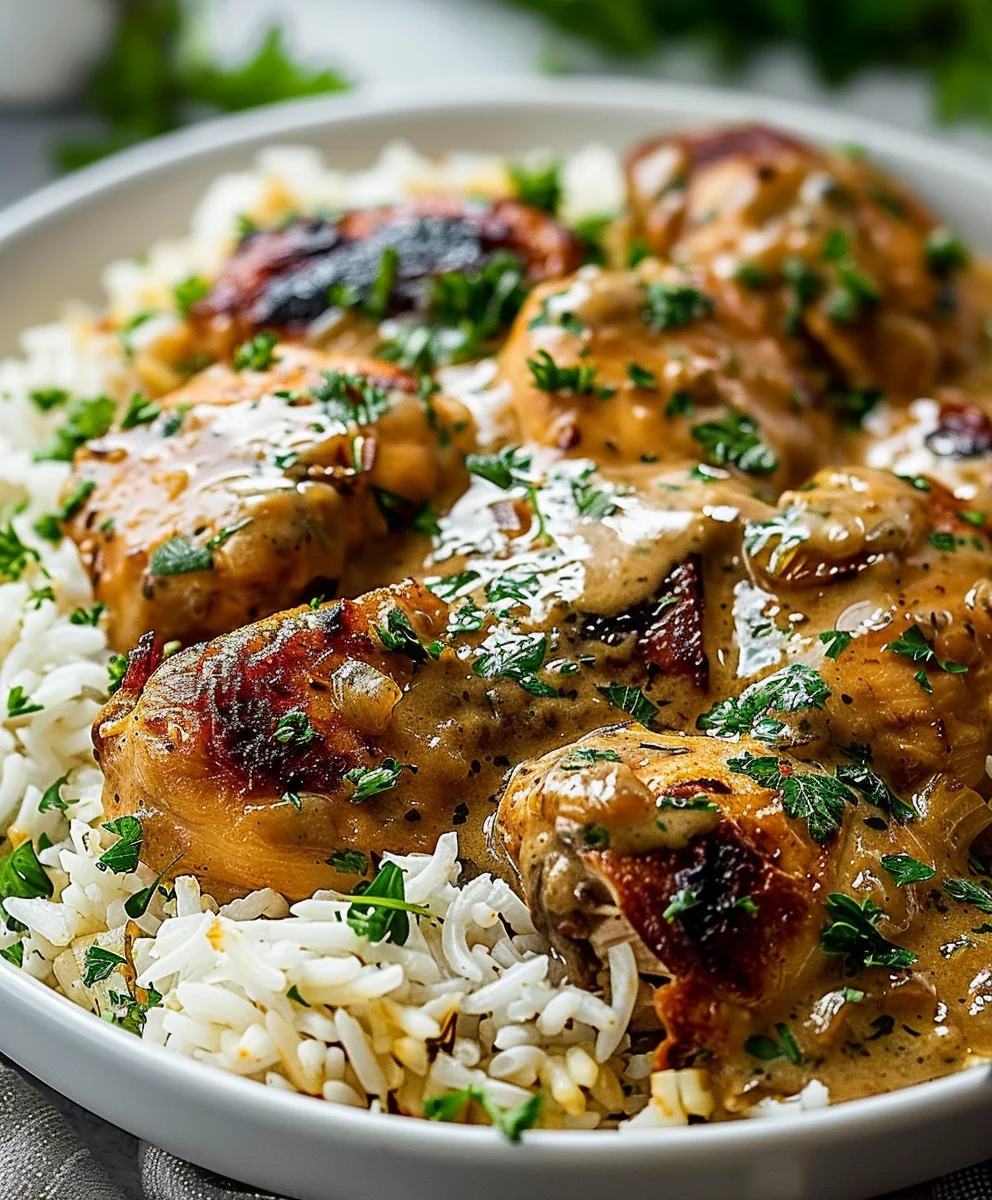 Ultimate Smothered Chicken And Rice | Comfort Food Perfected