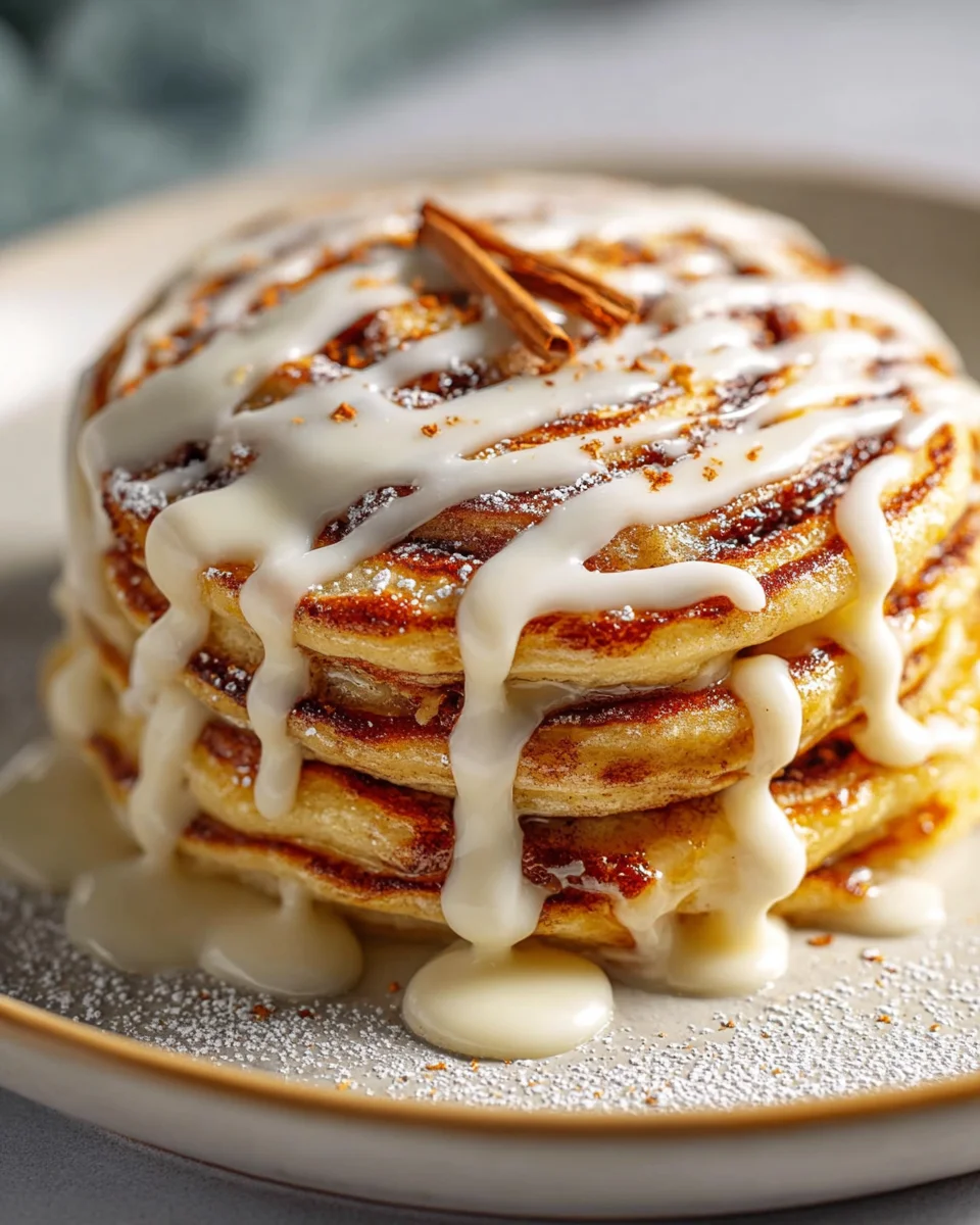 Cinnamon Roll Pancakes: Your Favorite Breakfast Fusion!