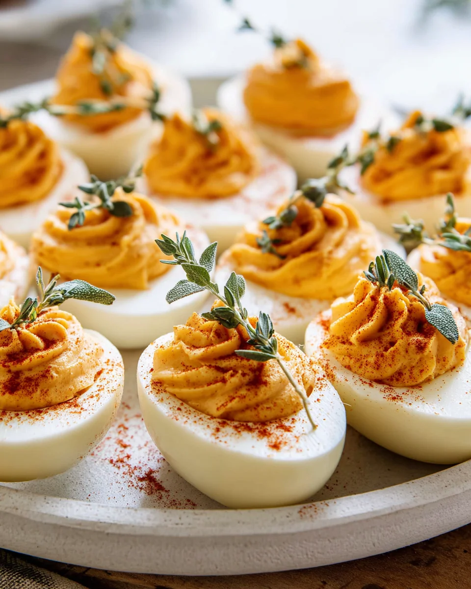 Thanksgiving Deviled Eggs: Festive & Delicious Holiday Appetizer
