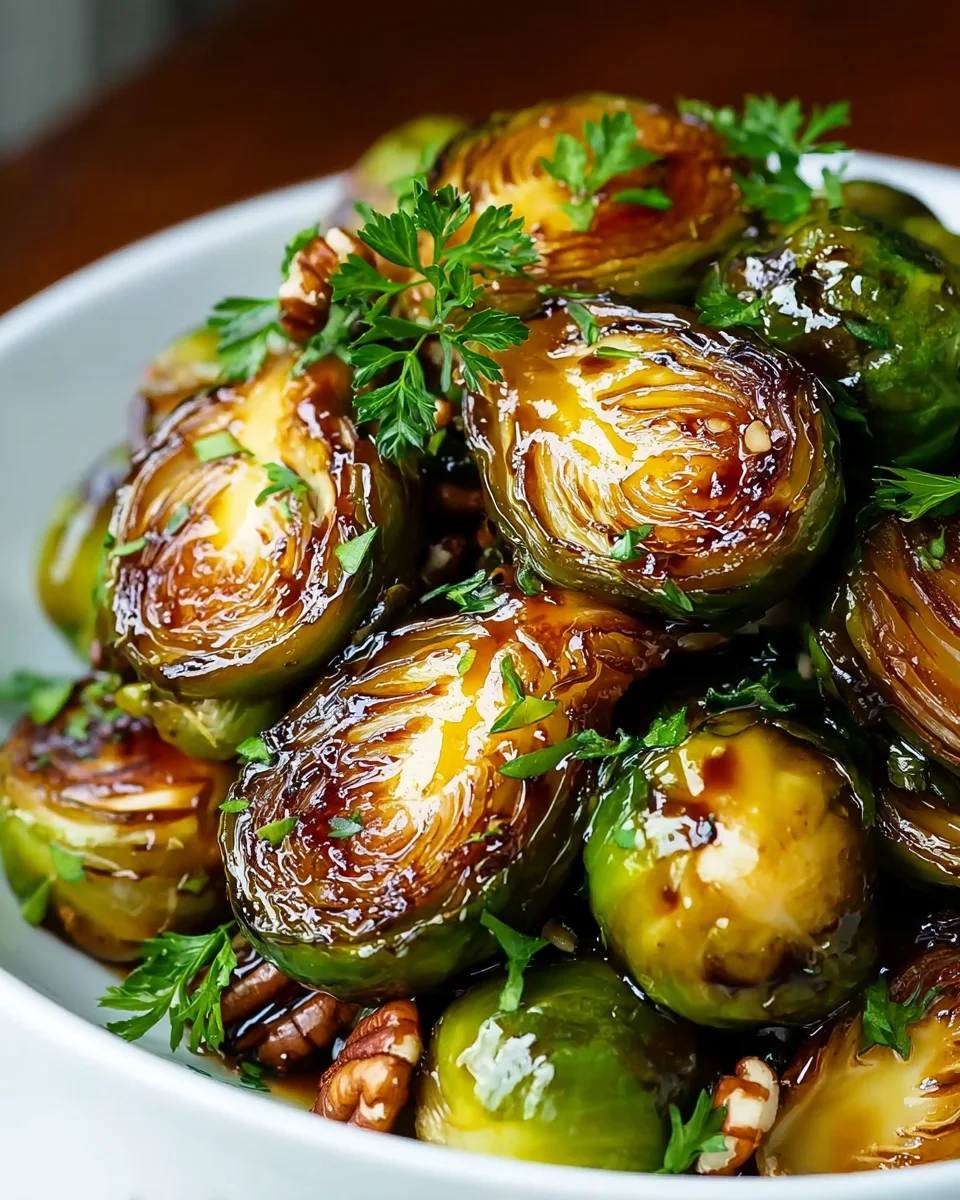 Honey Balsamic Brussels Sprouts: Quick, Easy & Flavorful