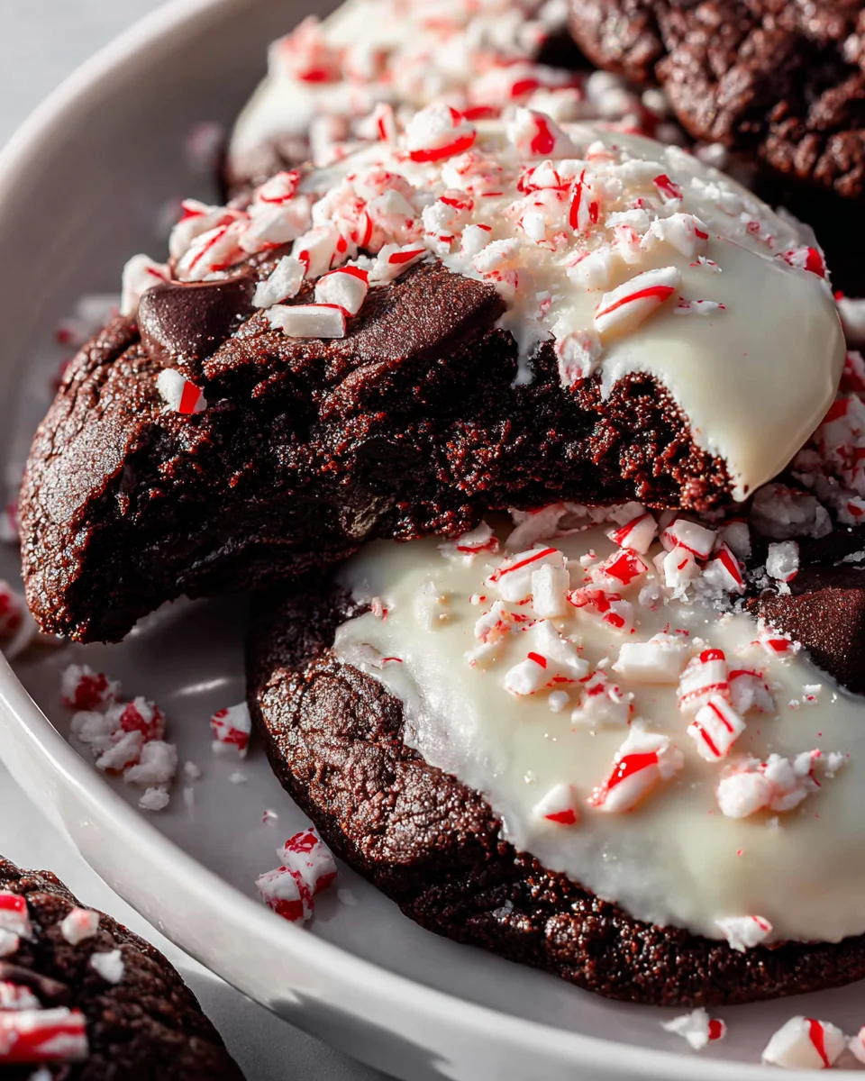 Peppermint Bark Cookies: Festive & Easy Holiday Treat!