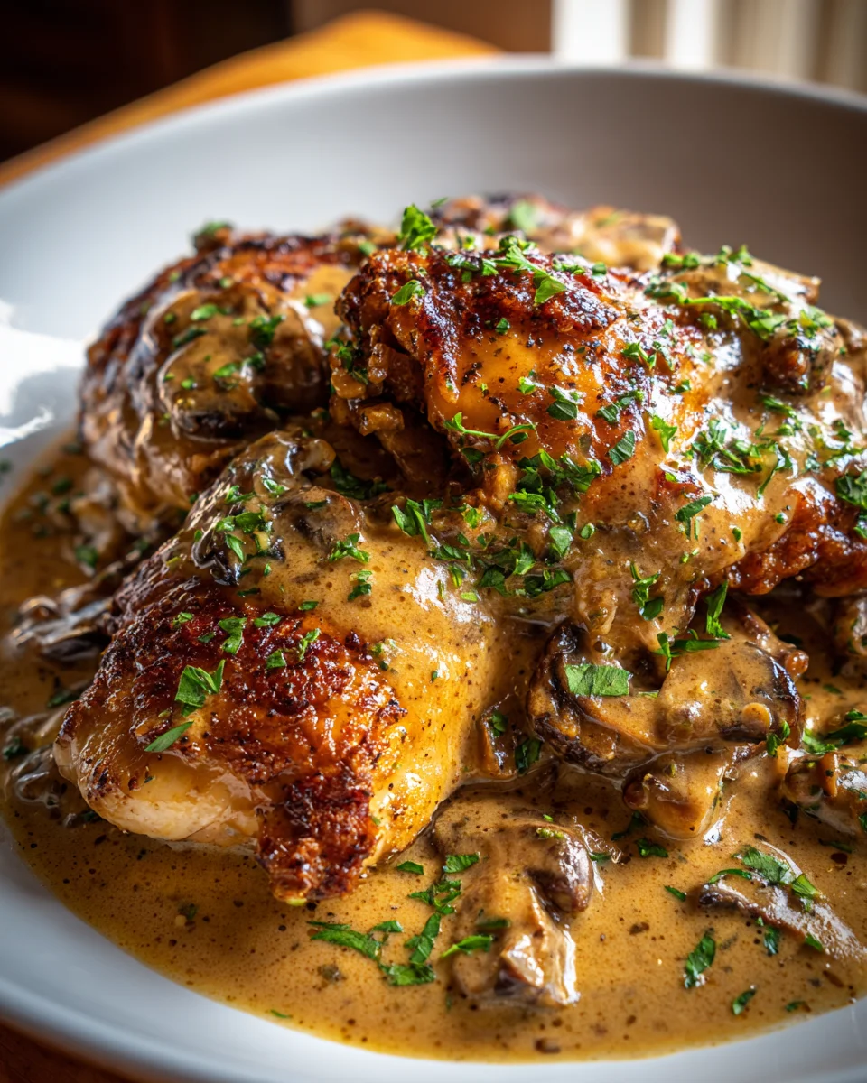 Crockpot Chicken & Gravy: Easy Slow Cooker Comfort!