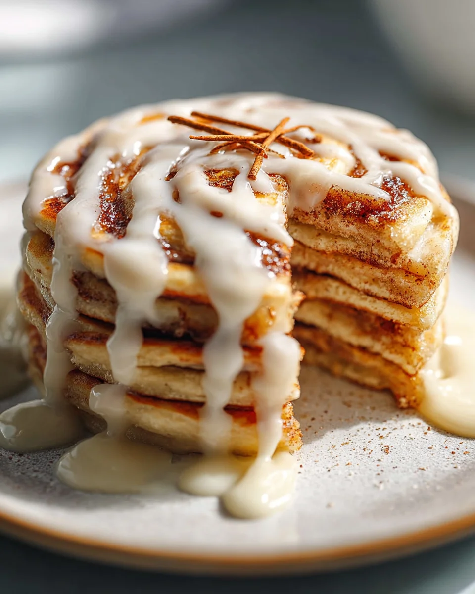Cinnamon Roll Pancakes: Your Favorite Breakfast Fusion!