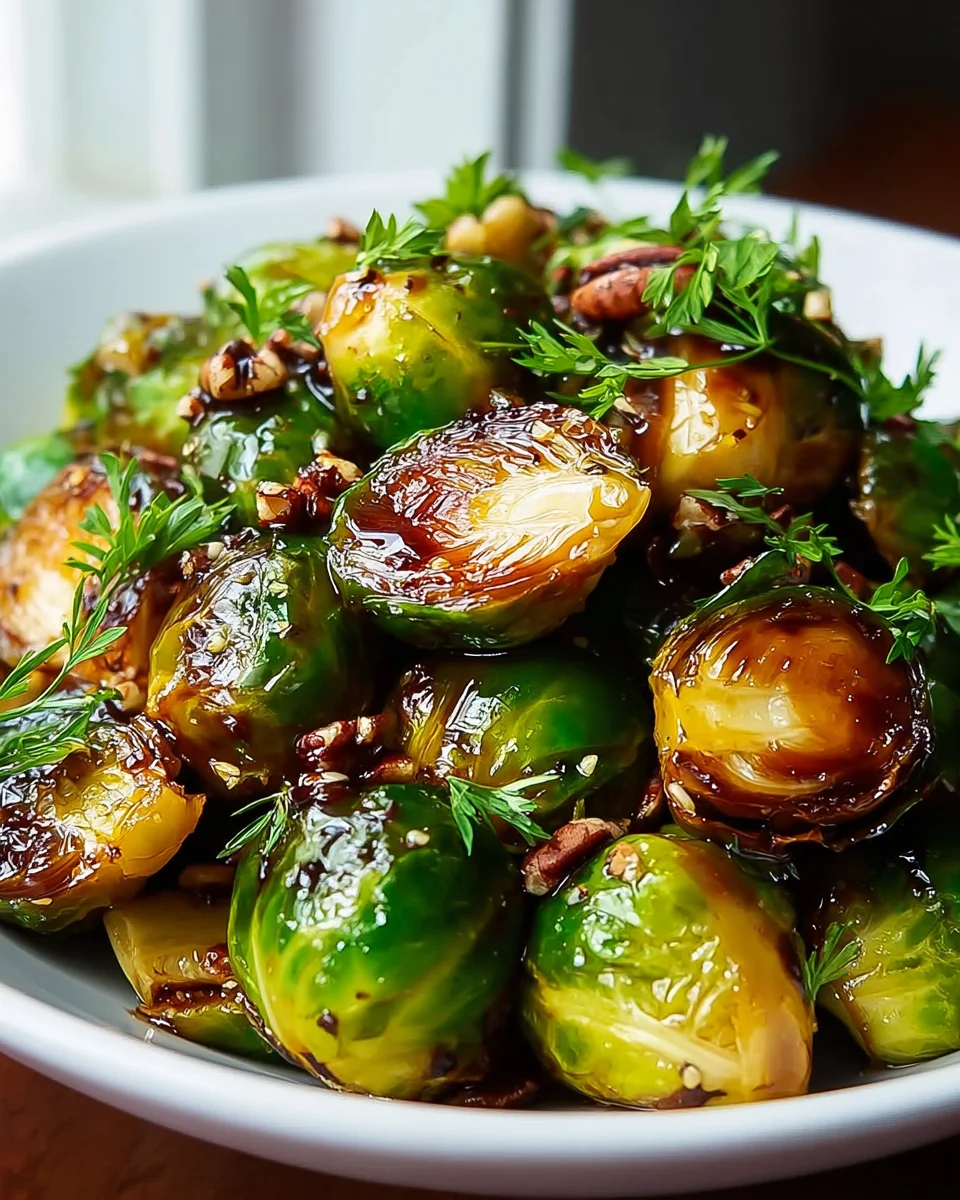 Honey Balsamic Brussels Sprouts: Quick, Easy & Flavorful