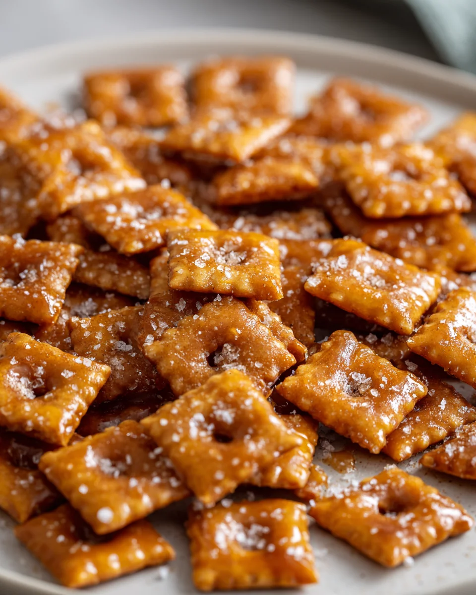 Salted Caramel Cracker Bites: Easy Sweet & Salty Treat!