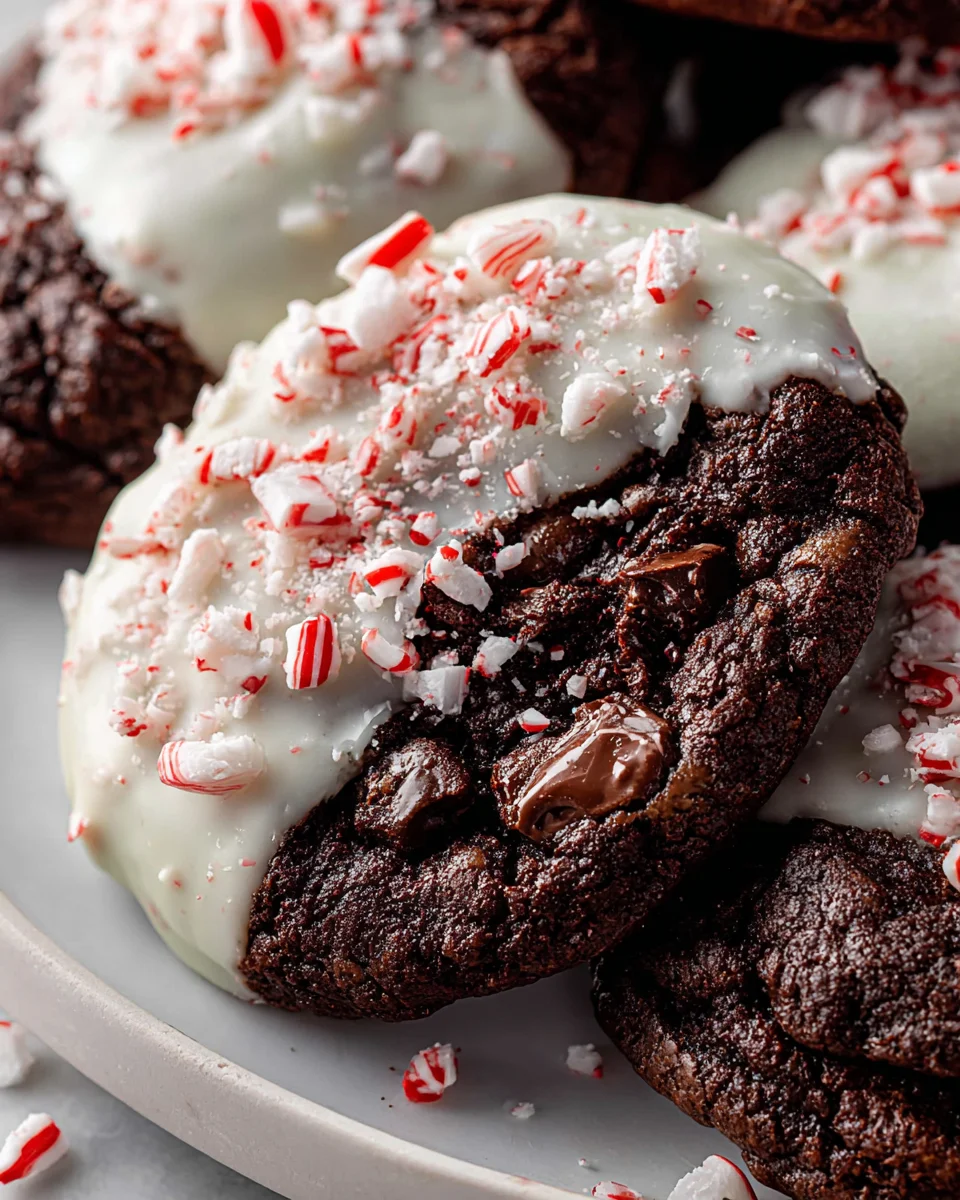 Peppermint Bark Cookies: Festive & Easy Holiday Treat!
