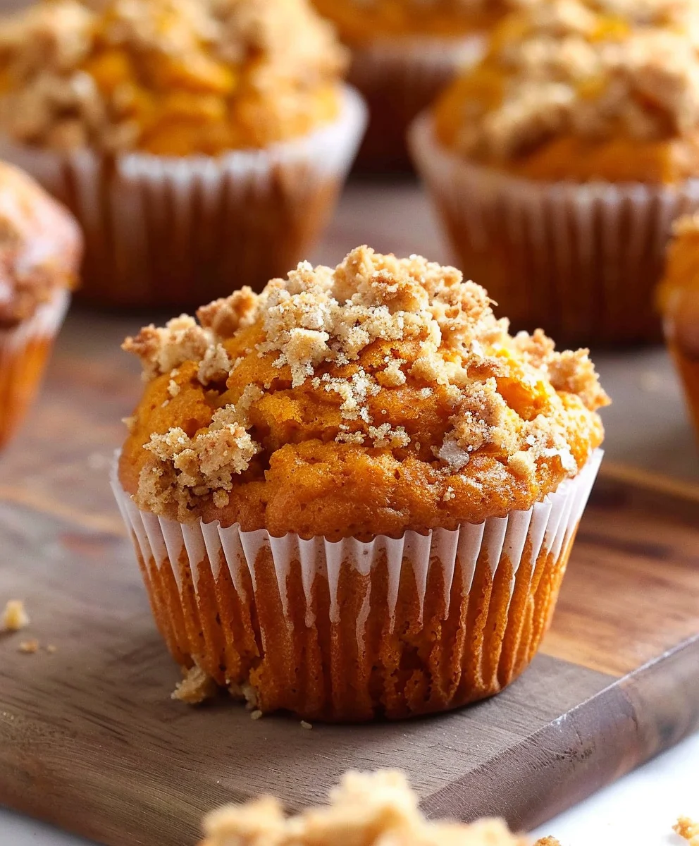 Apple Pumpkin Muffins: Delicious Crumb Topping Recipe!