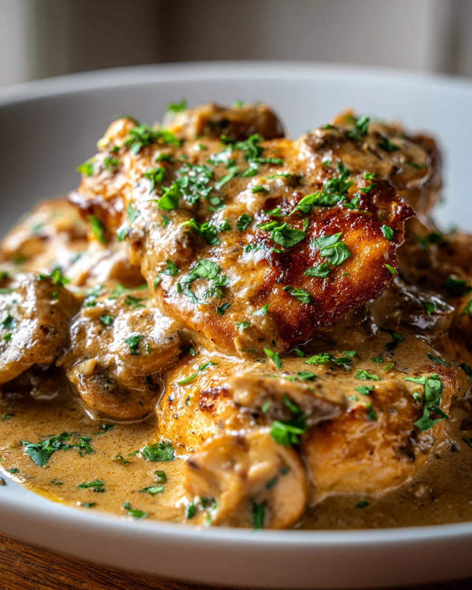 Crockpot Chicken & Gravy: Easy Slow Cooker Comfort!